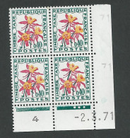 Taxe N° 100 40c Coin Daté Du 2 3 1971 - Segnatasse