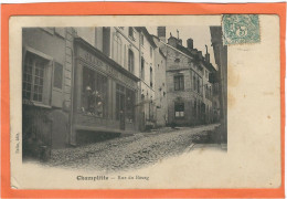 HAUTE SAONE : Champlitte, Rue Du Bourg - Champlitte