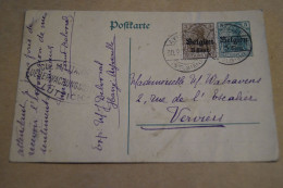 Bel Envoi Avec Oblitération Militaire,1916,oblitération De Aywaille, Guerre 14-18,original Pour Collection - Armée Allemande