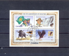 ZAMBIA - SCAUTING - MI.NO.BL 11 - CV = 8 € - Used Stamps