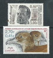 TAAF N° 279 + 280 XX  Faune Antarctique Et Hommage à André Beaugé, Les 2 Valeurs Sans Charnière, TB - Nuevos