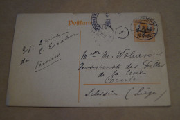 Bel Envoi Avec Oblitération Militaire,1918,oblitération Sclessin Poste N° 4, Guerre 14-18,original Pour Collection - Armée Allemande