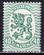 1927. Finland. Coat Of Arms, 40 P. MNH. Mi. Nr. 129 - Unused Stamps