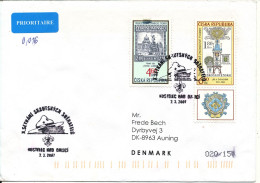 Czech Republic Cover Sent To Denmark 2-3-2007 Topic Stamps Special SCOUT Postmark - Briefe U. Dokumente