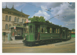 BRUXELLES  -  MOTRICE 1291  ET  REMORQUE LC2 (1910) - Strassenbahnen