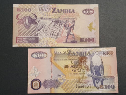 Zambia 100 Quachs, 1992 P-38B - Sambia