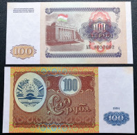 Tajikistan 100 Rubles, 1994 P-6A - Tadjikistan