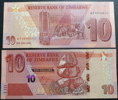 Zimbabwe 10 Dollars, 2020 P-103A - Zimbabwe