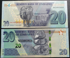 Zimbabwe 20 Dollars, 2020 P-104A - Zimbabwe