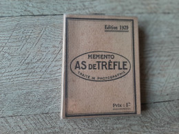 Mémento As De Trèfle 1929 Traité De Photographie - Photographs
