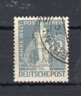 1949 BERLINO N.21 USATO 12p. Grigio Azzurro 75° Ann. Dell'UPU, Heinrich Von Stephan - Used Stamps