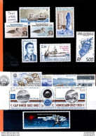 TAAF;1982 ,1983;année Complète;n° 95 à 101 + PA N°71 à 77A ;NEUFS**;MNH - Full Years