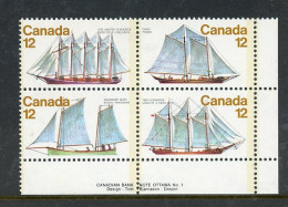 Canada MNH PB 1977 Sailing Vessels - Neufs