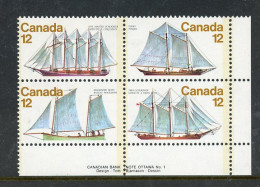 Canada MNH PB 1977 Sailing Vessels - Ungebraucht