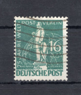 1949 BERLINO N.22 USATO 16p. Verde Azzurro 75° Ann. Dell'UPU, Heinrich Von Stephan - Usati