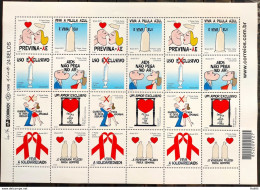 C 3158 Brazil Stamp AIDS Prevention Campaign Health 2011 Sheet - Autres & Non Classés