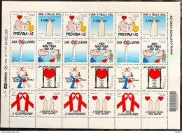 C 3158 Brazil Stamp AIDS Prevention Campaign Health 2011 Sheet - Altri & Non Classificati