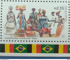 C 3151 Brazil Stamp Diplomatic Relations Belgium Acaraje Arte Flag 2011 - Nuovi