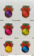 C 3143 Brazil Stamp Christmas Balls Religion 2011 Sextille Complete Series - Nuovi