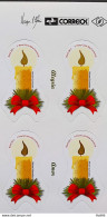 C 3138 Brazil Stamp Christmas Candles Religion 2011 Block Of 4 Vignette Correios - Neufs