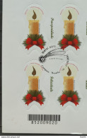 C 3138 Brazil Stamp Christmas Candles Religion 2011 Block Of 4 CBC Brasilia Barra Codigo - Ungebraucht