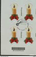 C 3138 Brazil Stamp Christmas Candles Religion 2011 Block Of 4 CBC Brasilia Barra Codigo - Neufs