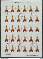 C 3138 Brazil Stamp Christmas Candles Religion 2011 Sheet CBC Brasilia - Neufs