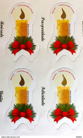 C 3138 Brazil Stamp Christmas Candles Religion 2011 Block Of 4 - Unused Stamps