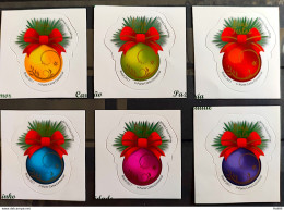 C 3139 Brazil Stamp Christmas Balls Religion 2011 Sextille Complete Series Separated - Unused Stamps