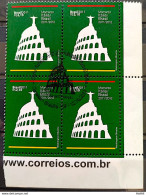 C 3137 Brazil Stamp Diplomatic Relations Italy 2011 Block Of 4 CBC Brasília Site - Nuovi