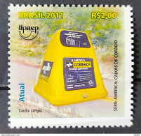C 3136 Brazil Stamp UPAEP Postal Service Mailboxes 2011 Current - Ungebraucht