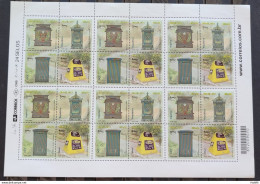 C 3133 Brazil Stamp UPAEP Postal Service Mailboxes 2011 Sheet - Neufs