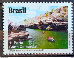 C 3121 Brazil Stamp Depersonalized Piaui Tourism 2011 River Canyon Poty Buriti Dos Montes - Personnalisés