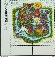 C 3102 Brazil Stamp Legends Of Brazilian Folklore Boto Indian Curupira Brapex 2011 Vignette Correios - Ongebruikt
