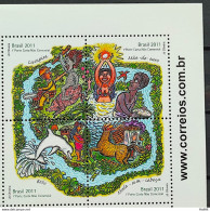 C 3102 Brazil Stamp Legends Of Brazilian Folklore Boto Indian Curupira Brapex 2011 Vignette Site - Unused Stamps