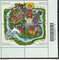 C 3102 Brazil Stamp Legends Of Brazilian Folklore Boto Indian Curupira Brapex 2011 Bar Code - Neufs