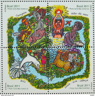 C 3102 Brazil Stamp Legends Of Brazilian Folklore Boto Indian Curupira Brapex 2011 - Nuevos