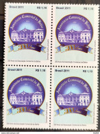 C 3099 Brazil Stamp Bahia Commercial Association 2011 Block Of 4 - Nuevos