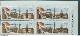 C 3097 Brazil Stamp Historical Cities Ouro Preto MG 2011 Block Of 4 Vignette Site - Ungebraucht