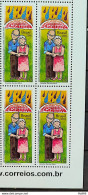 C 3094 Brazil Stamp Awareness Violence Against The Elderly 2011 Block Of 4 Vignette Site - Unused Stamps