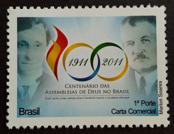 C 3093 Brazil Depersonalized Stamp Assembly God Religion 2011 - Nuevos