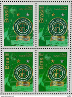 C 3082 Brazil Stamp Guarani Football 2011 Block Of 4 - Unused Stamps