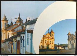 Brazil Postcard Official Postcard Of Correios Mariana 2011 Church - Brasilia