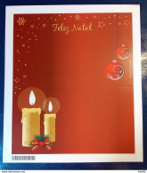 Brazil Aerogram Cod 144 Christmas 2011 CANDLES - Entiers Postaux