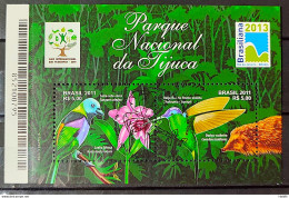 B 163 Brazil Stamp Tijuca National Park Hummingbird Fauna Flora 2011 CBC RJ - Unused Stamps