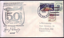 USA - HISTORIC FLIGHT TO THE SOUTH POLE - USNS SCHUYLER OTIS BLAND - ANTARCTIC STATION POST MCM - 1979 - Montgolfières