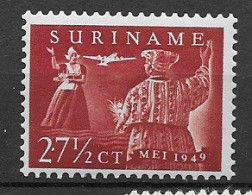 Suriname 1949 NVPH LP31 MH, Kw 8 EUR (SN 2644) - Surinam ... - 1975