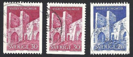 Schweden, 1965, Michel-Nr. 531-532 C+D, Gestempelt - Gebraucht