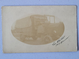 Carte Photo    Véhicule Militaire 1917 - Material