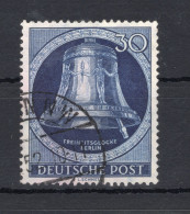 1952 BERLINO N.71 USATO 30p. Azzurro, Campana Della Libertà - Gebraucht